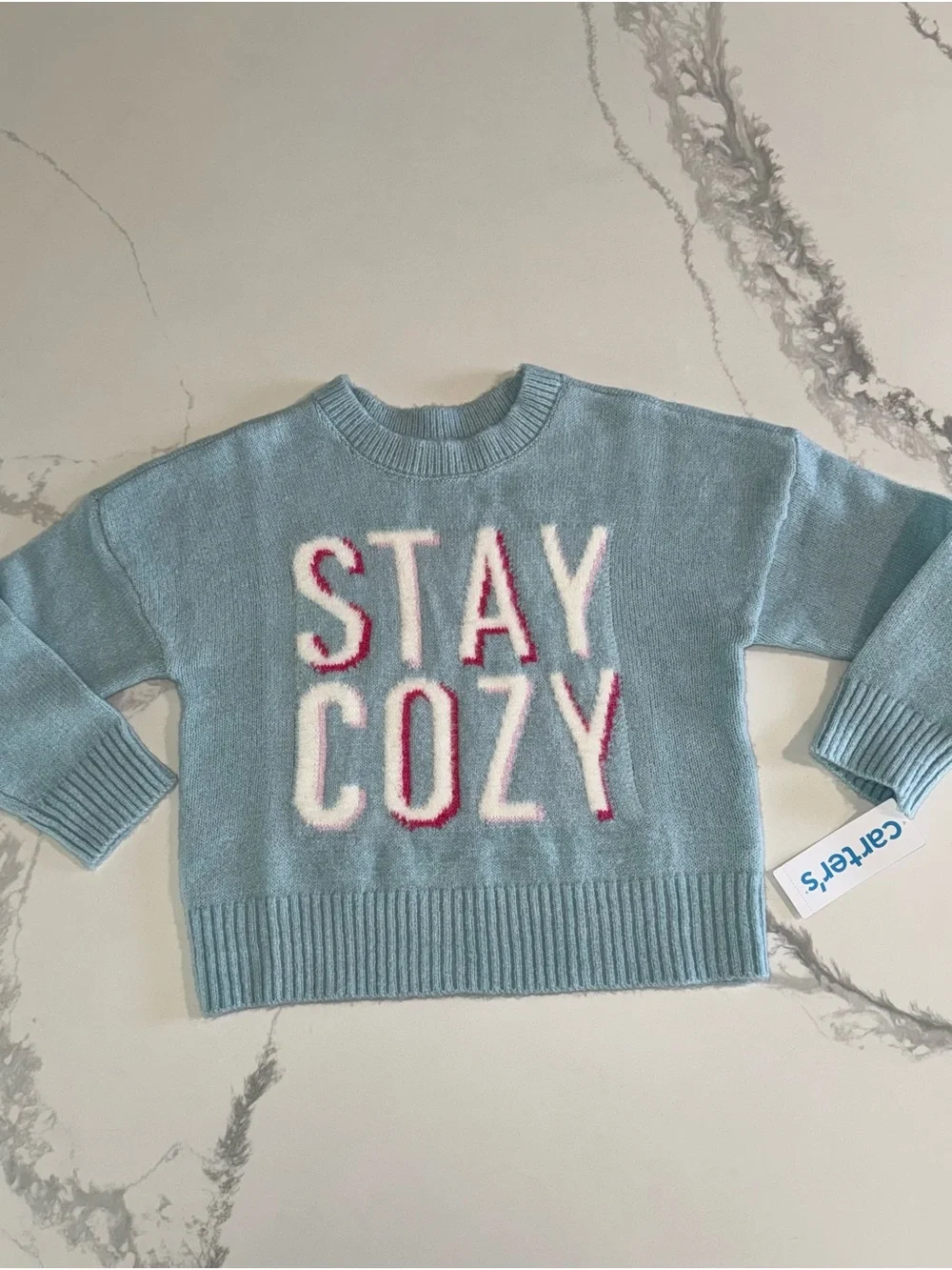 Carter's Stay Cozy Soft Knit Girls’ Sweater Size 5